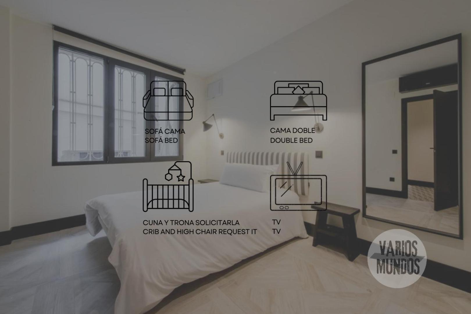 Wonderful Apt Para 7 En Preciados-Plaza Del Carmen E2 Madrid Dış mekan fotoğraf